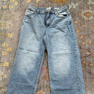 Cotton On Super Baggy Light Blue Jeans